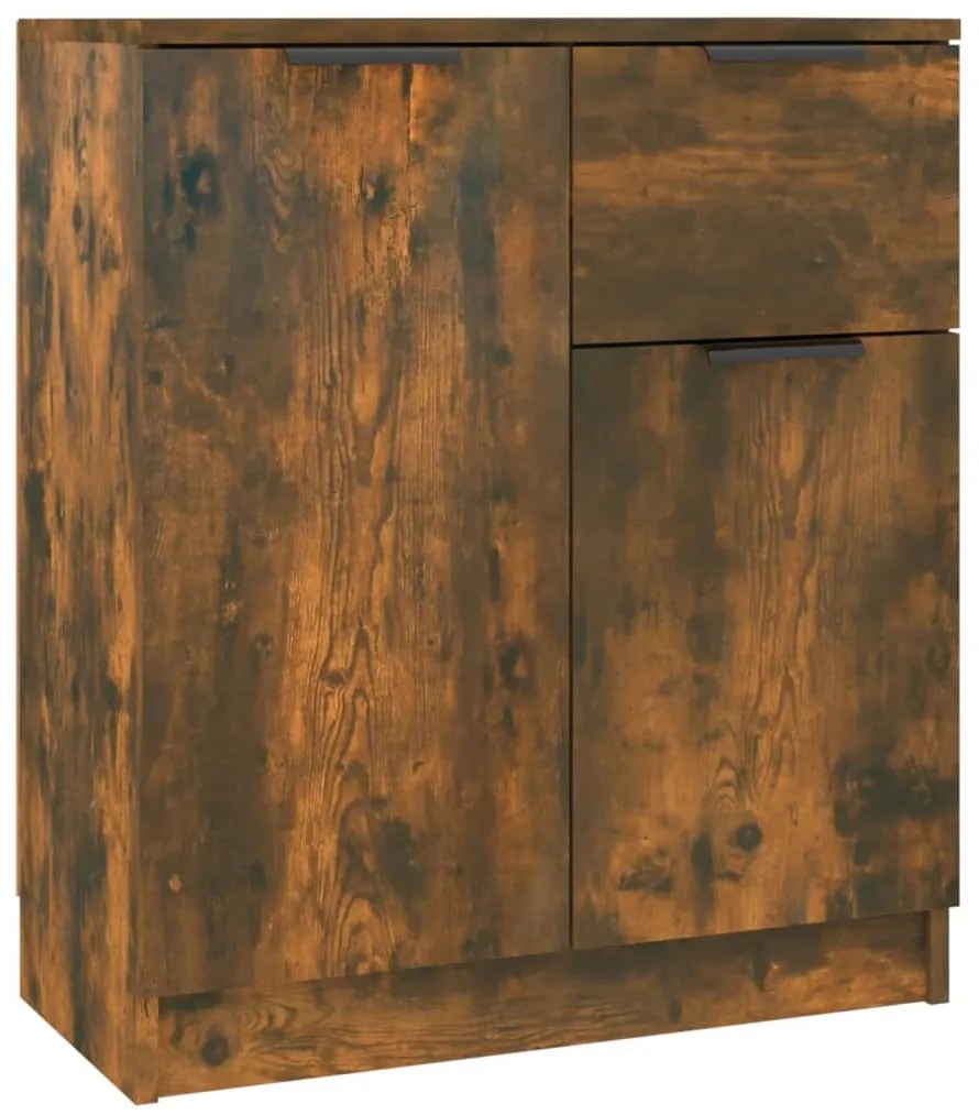vidaXL Ντουλάπια 2 τεμ. Καπνιστή δρυς 60x30x70 εκ. Επεξεργασμένο Ξύλο