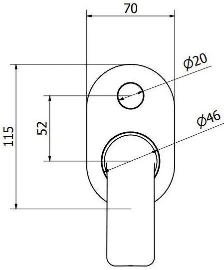 Μίκτης εντοιχισμού Teorema Lifestyle II