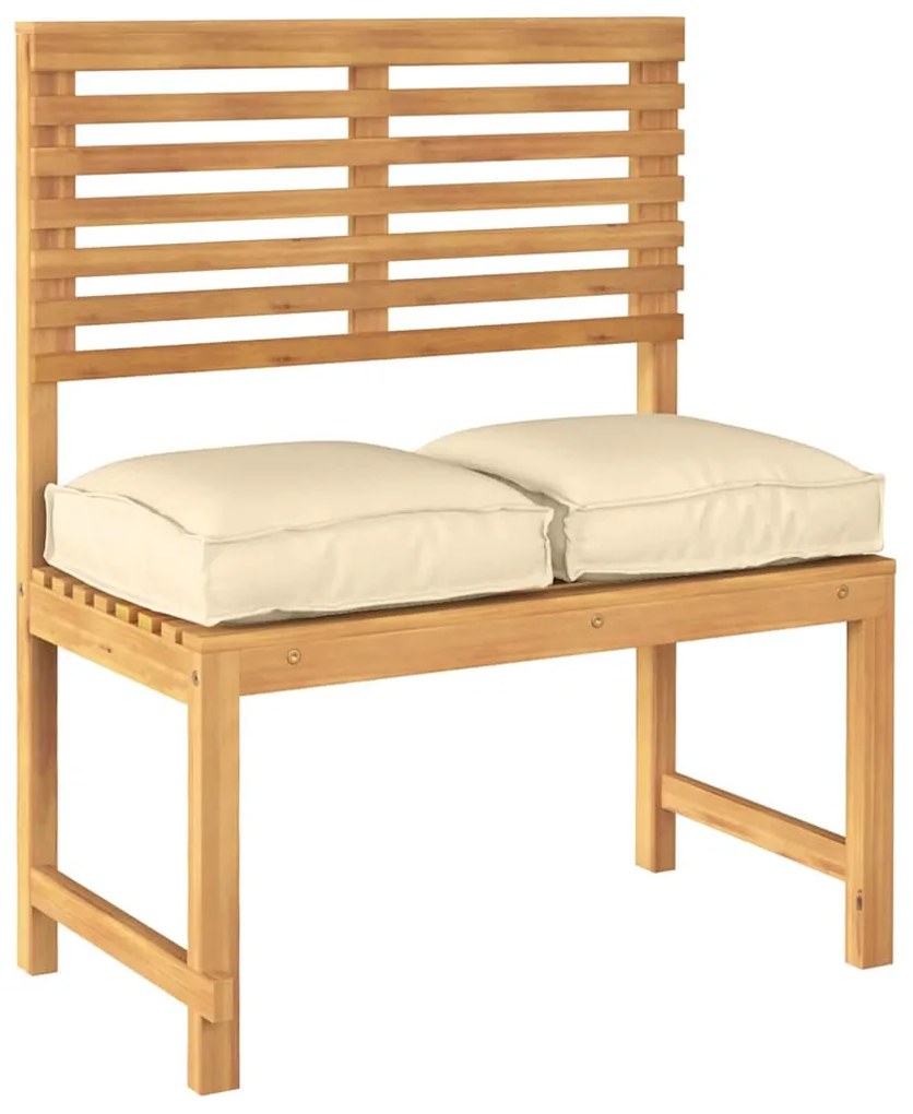 vidaXL Μαξιλάρι παλέτας για κάθισμα 2 pcs Μπεζ 40 x 40 x 8 εκ.