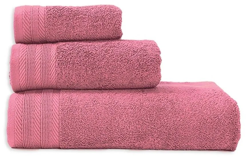 Πετσέτα Life Pink Nef-Nef Προσώπου 50x90cm 100% Cotton