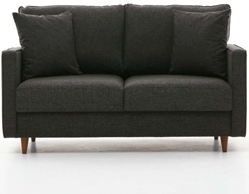 Καναπές Διθέσιος Eva 825BLC2773 155x90x82cm Anthracite