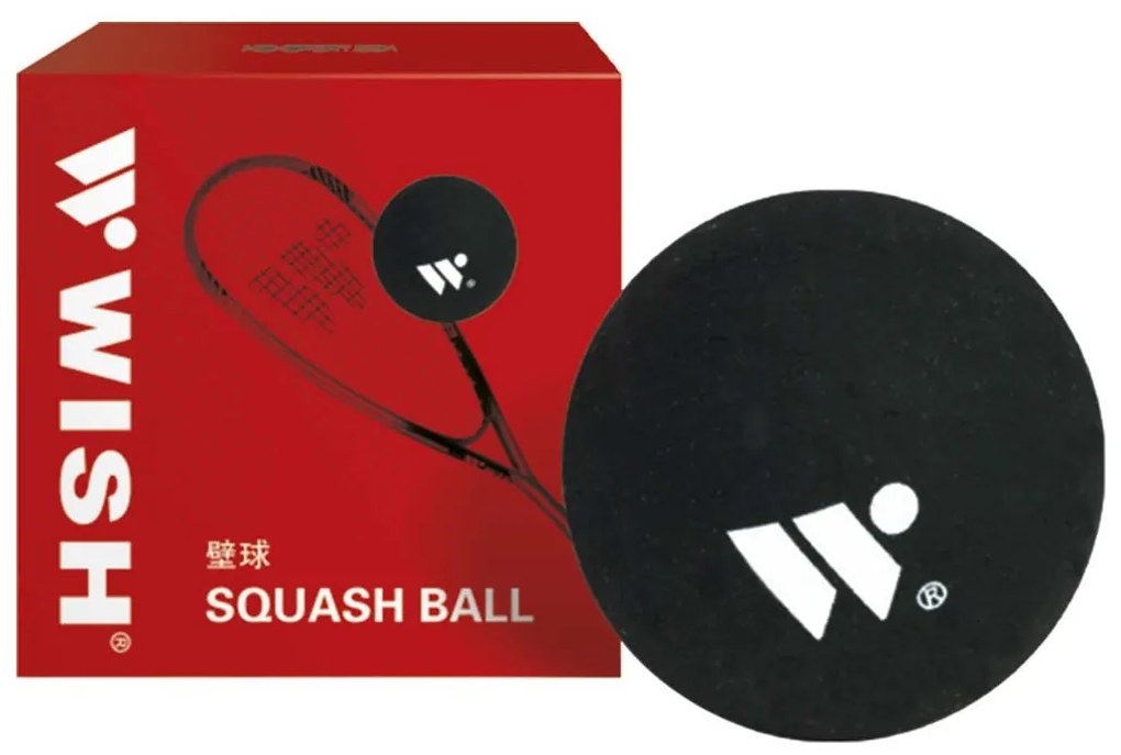 Μπαλάκι Squash Wish Πολύ Αργό Κίτρινο 42002