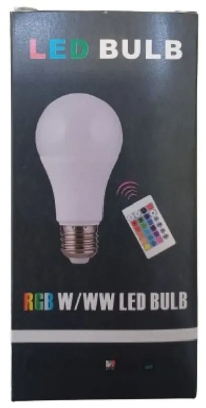 Λάμπα LED για Ντουί E27 RGBW WiFi με Remote Control