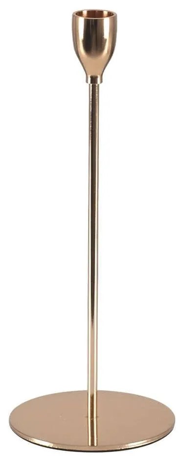 Κηροπήγιο Isabella 35104 Φ10x28,5cm Bronze GloboStar Metal