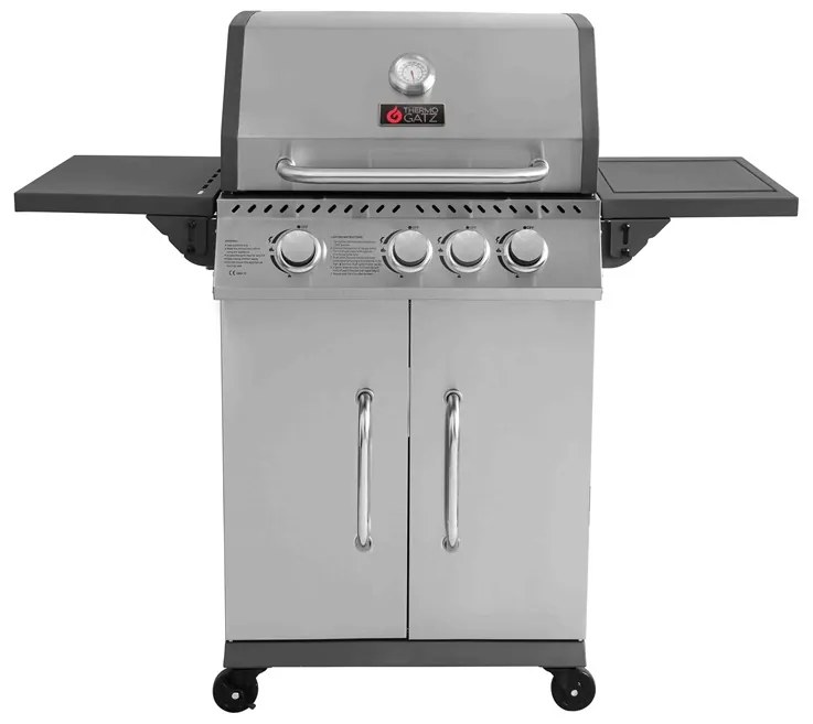 BBQ ΥΓΡΑΕΡΙΟΥ GS GRILL ELITE 3+1 INOX - 11,5 kW