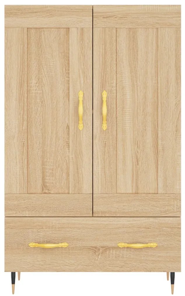 vidaXL Ντουλάπα Sonoma Δρυς 69,5 x 31 x 115 εκ. από Επεξεργασμένο Ξύλο