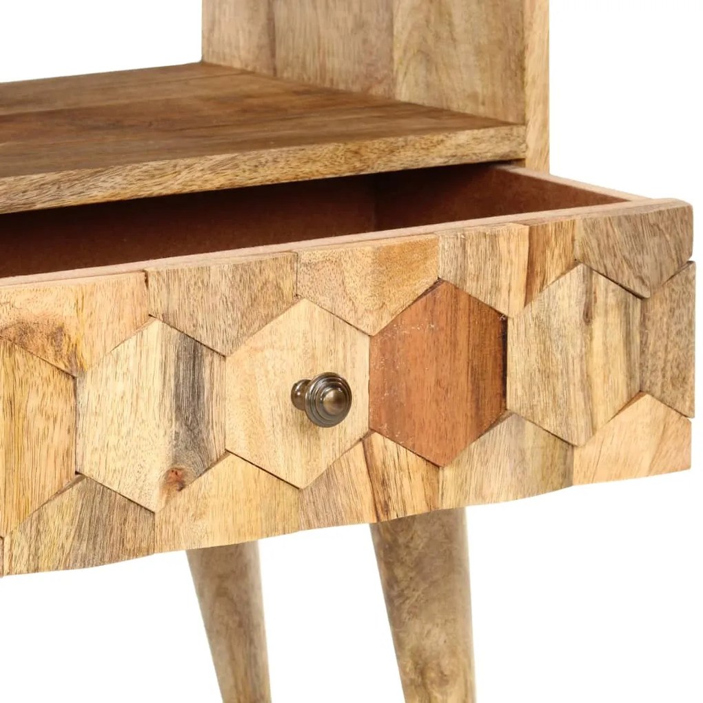 vidaXL Έπιπλο Τηλεόρασης 90 x 30 x 50 εκ. από Μασίφ Ξύλο Μάνγκο