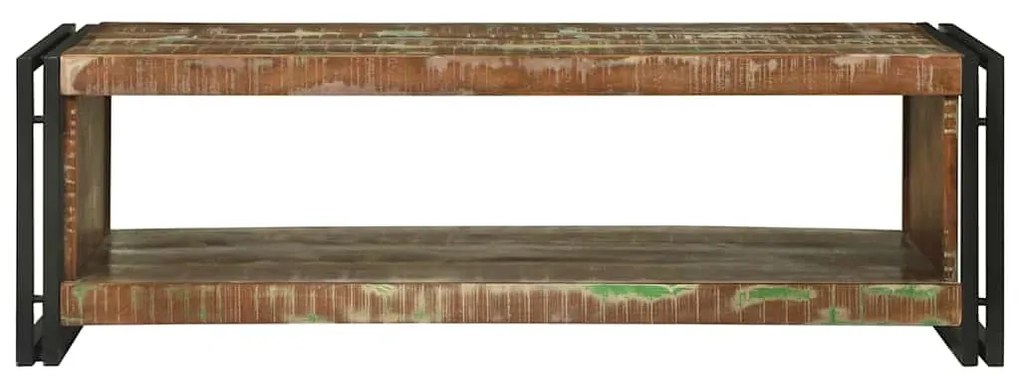 vidaXL Τραπεζάκι σαλονιού 120 x 50 x 38 εκ Μασίφ ανακυκλωμένο ξύλο