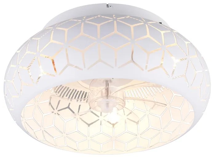 Ανεμιστήρας Reality Lighting -RL BIDAR R61574031 Λευκό Ματ (White Mat)