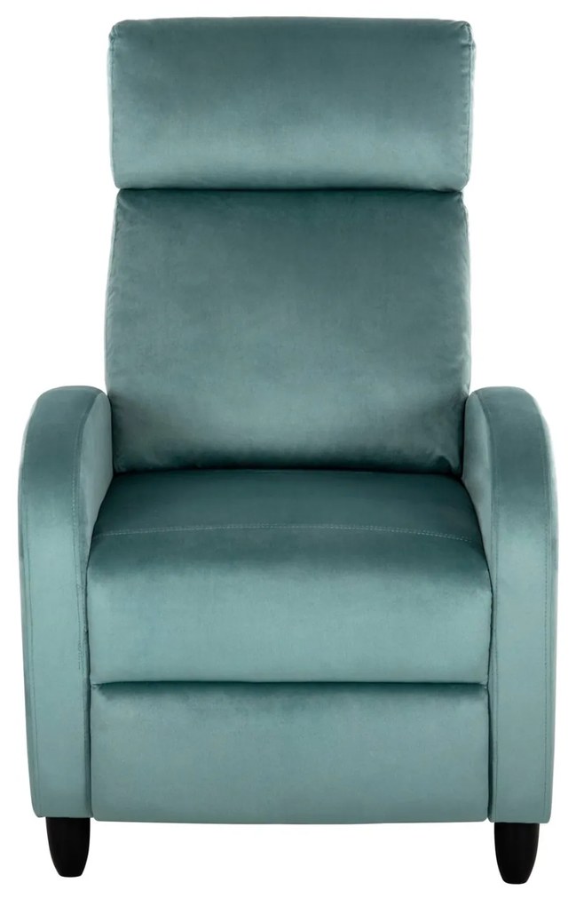 Πολυθρόνα HIBER RELAX C9782.07 Φυστικί Βελούδο 67,5x90x104Υ εκ. 67.5x90x104 εκ.