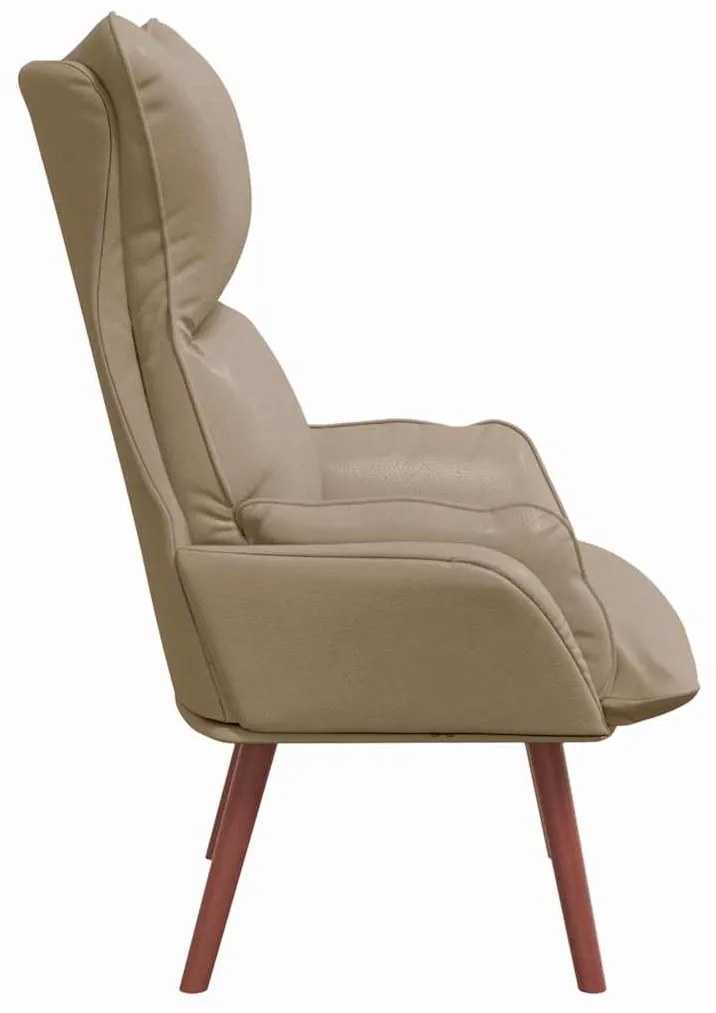 vidaXL Χαλαρωτική Πολυθρόνα Καπουτσίνο 69 x 74 x 93 εκ. Τεχνητό δέρμα