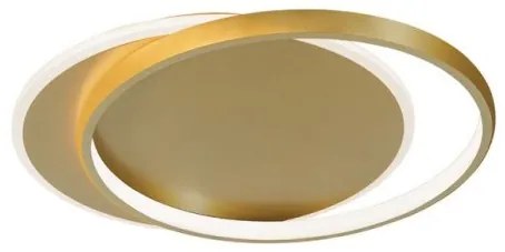 Πλαφονιέρα Φωτιστικό Οροφής LED 43W IP20 Evelyn 4301902 Viokef 4301902 Χρυσό