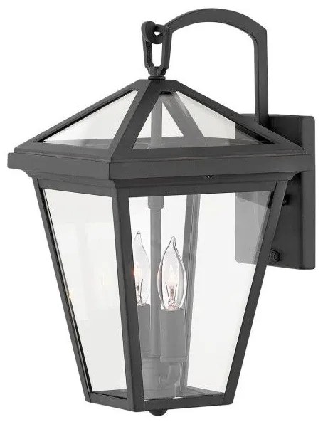Απλίκα Φωτιστικό Τοίχου 2xE14 Μαύρο IP44  37cm  Alford Place QN-ALFORD-PLACE2-S-MB Quintiesse Elstead Lighting QN-ALFORD-PLACE2-S-MB Μαύρο