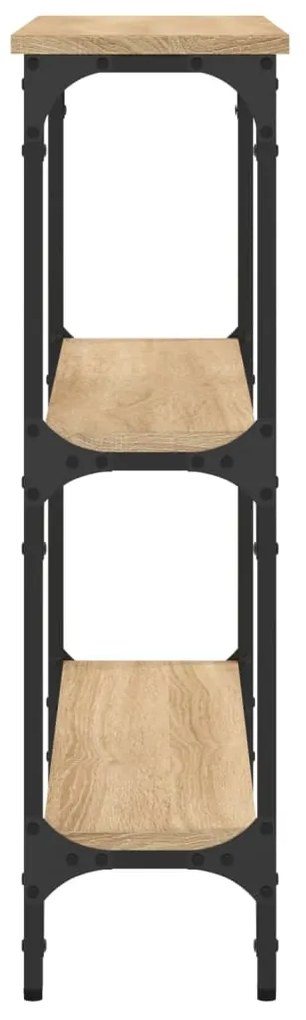 vidaXL Κονσόλα Τραπεζιού Sonoma Δρυς 75 x 22,5 x 75 εκ. από Τεχνητό Ξύλο