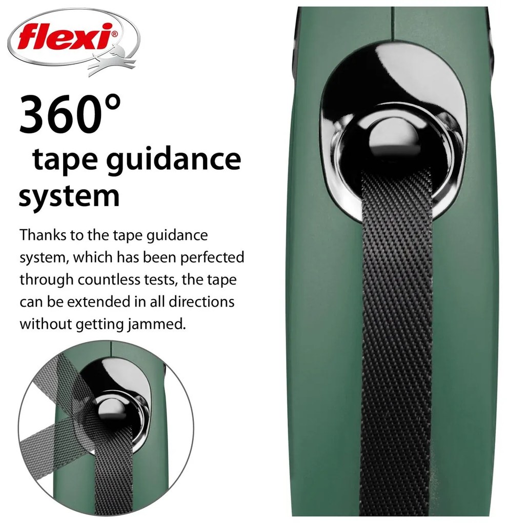 Λουρί Σκύλου Flexi Πράσινο S