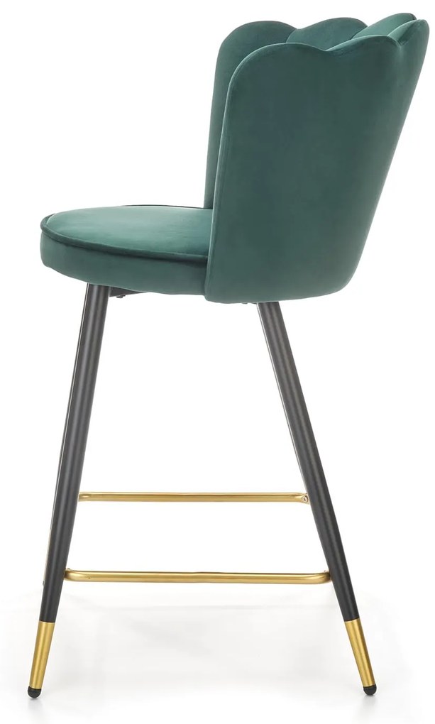 H106 bar stool, color: dark green DIOMMI V-CH-H/106-C.ZIELONY