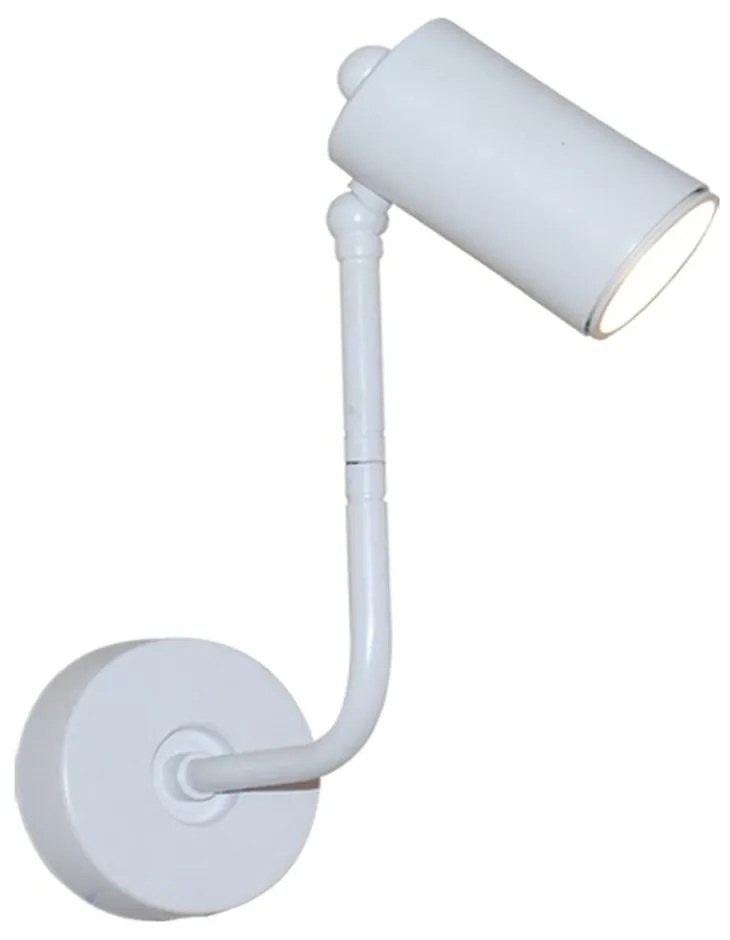 Φωτιστικό Τοίχου - Απλίκα HL-3552-1S 77-4415 Molly White Homelighting Metal