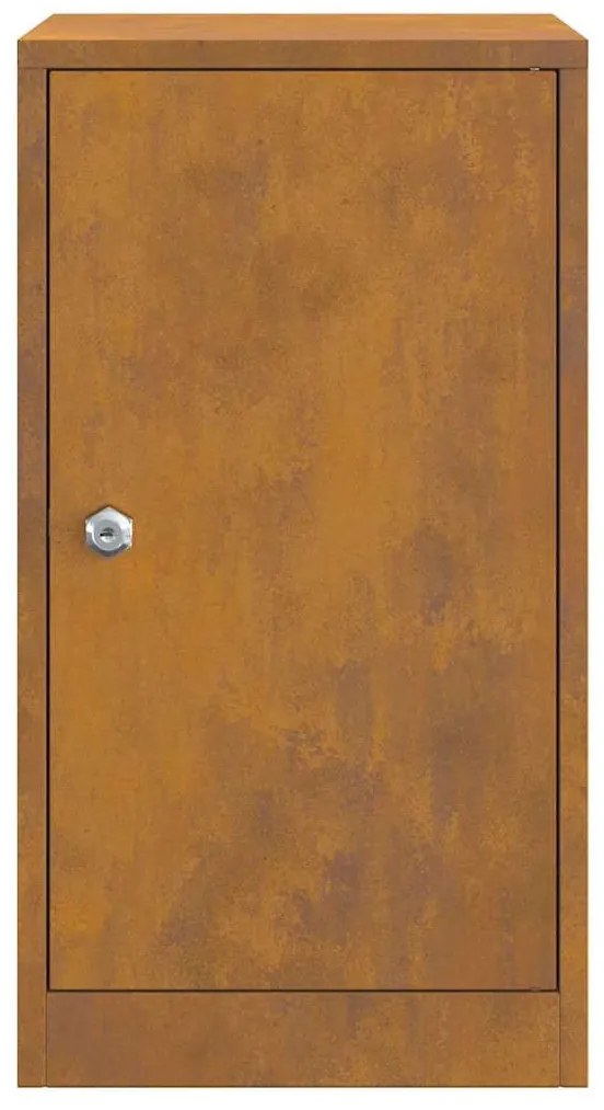vidaXL γραμματοκιβώτιο Σκ rusty 30 x 23 x 55 εκ.