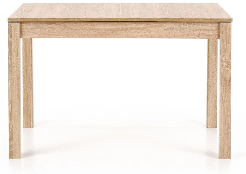 Τραπέζι Houston 132, Sonoma οξιά, 76x75x118cm, 31 kg, Επιμήκυνση, Πλαστικοποιημένη μοριοσανίδα, Ινοσανίδες μέσης πυκνότητας | Epipla1.gr