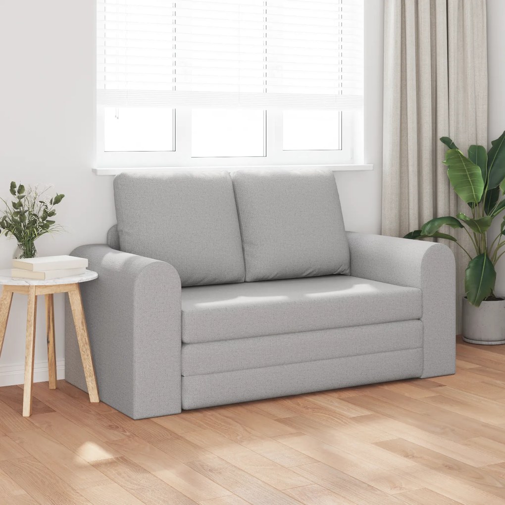 vidaXL Καναπές Κρεβάτι 2 σε 1 Cloud Grey 148x71x83 cm Ύφασμα