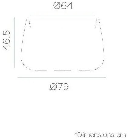 Διακοσμητική Γλάστρα Camelia 80 New Garden-JDNCA080NXNW-Μαύρο JDNCA080NXNW