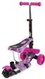 Παιδικό πατίνι Draxter Plus Scooter με κάθισμα και χειρολαβή γονέα Pink 10390140021 Lorelli