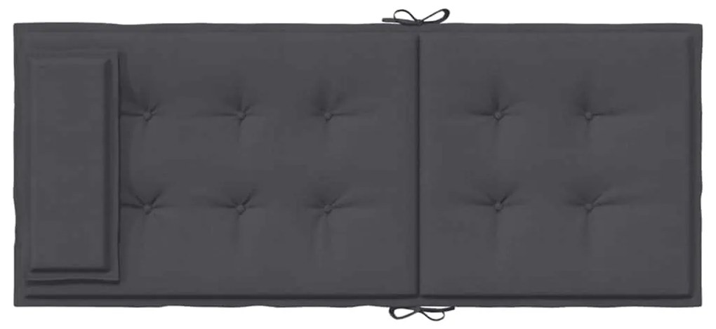 vidaXL Μαξιλάρια Καρέκλας με Πλάτη 6 τεμ. Ανθρακί από Ύφασμα Oxford