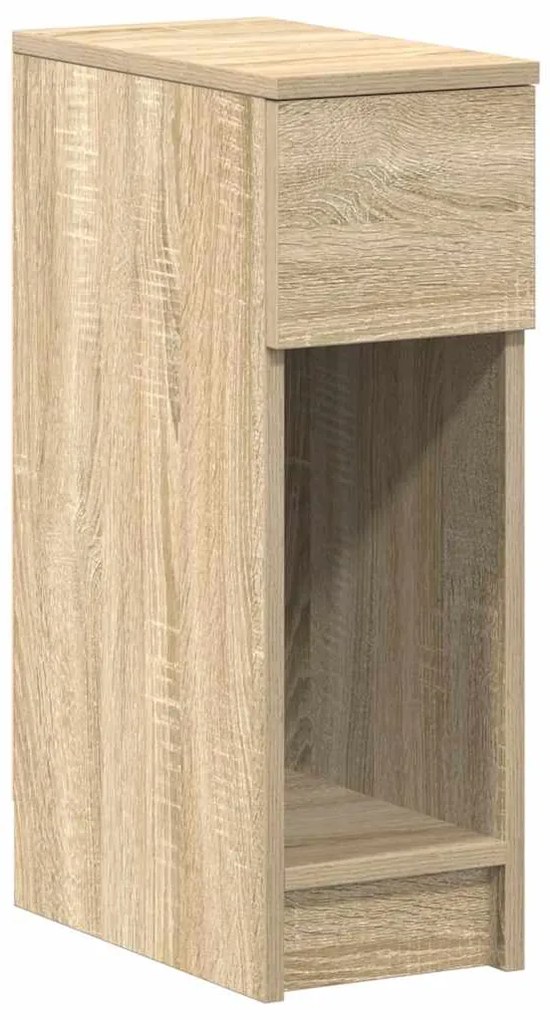 vidaXL Κομοδίνο με συρτάρι Sonoma Δρυς 20x36x60 εκ.