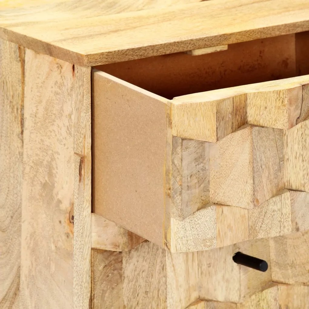 vidaXL Κομοδίνο 40 x 30 x 50 εκ. από Μασίφ Ξύλο Μάνγκο