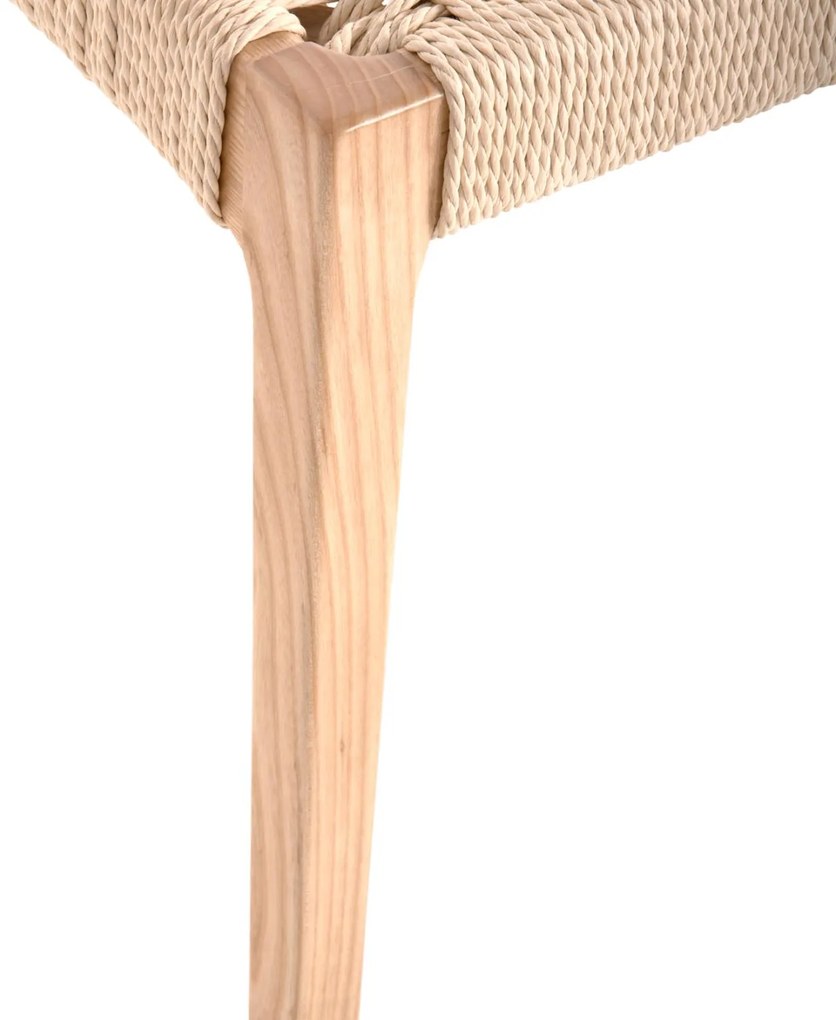 Καρέκλα C9876 Ξύλο Φράξινος και Paper Rope 47x52x86,5Υεκ. 47x52x86.5 εκ.