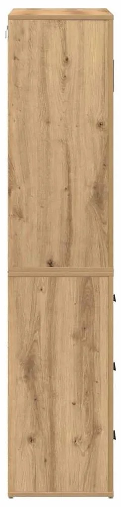 vidaXL Μπουφές artisan δρυς 80 x 33 x 150 εκ Επεξεργασμένο ξύλο