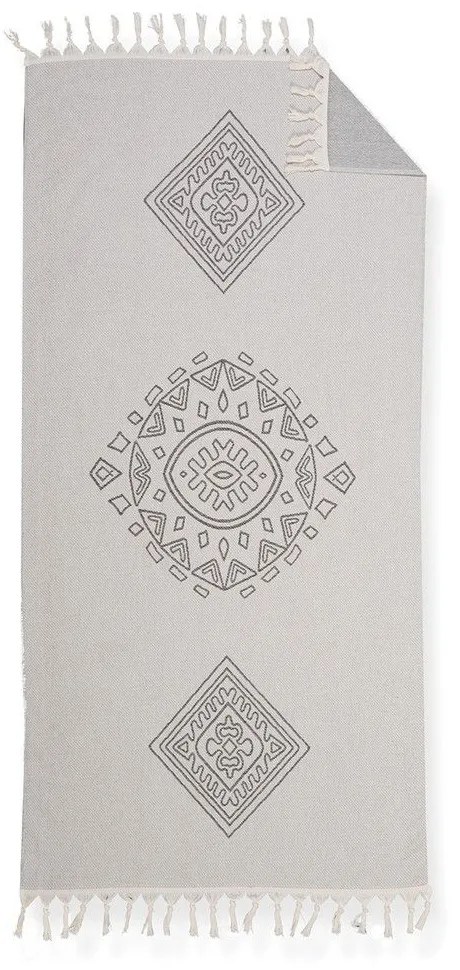 Πετσέτα Θαλάσσης - Παρεό Aurora Ecru Nef-Nef Θαλάσσης Cotton-Polyester