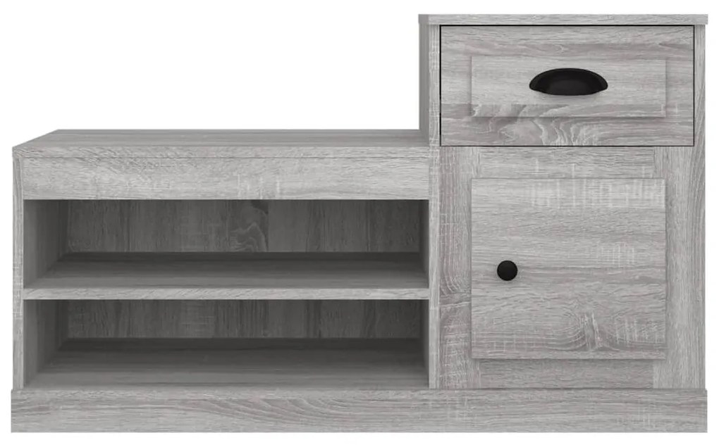 vidaXL Παπουτσοθήκη Γκρι Sonoma 100x42x60 εκ. από Επεξεργασμένο Ξύλο