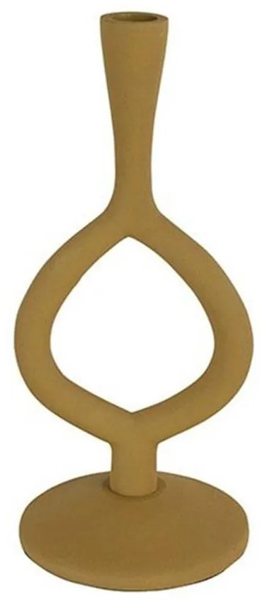 Κηροπήγιο Μεταλλικό 013.794177 Φ12x27cm Gold Metal