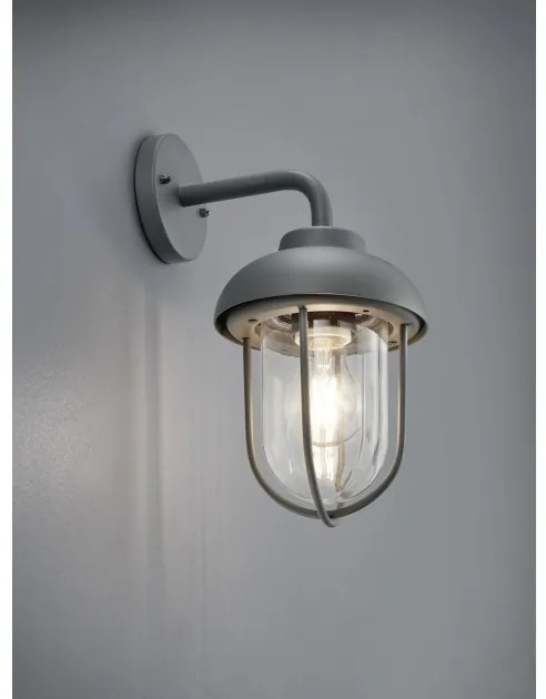 Φανάρι Φωτιστικό Τοίχου 1xE27 IP44 Duero Trio Lighting-202760142-Ανθρακί 202760142