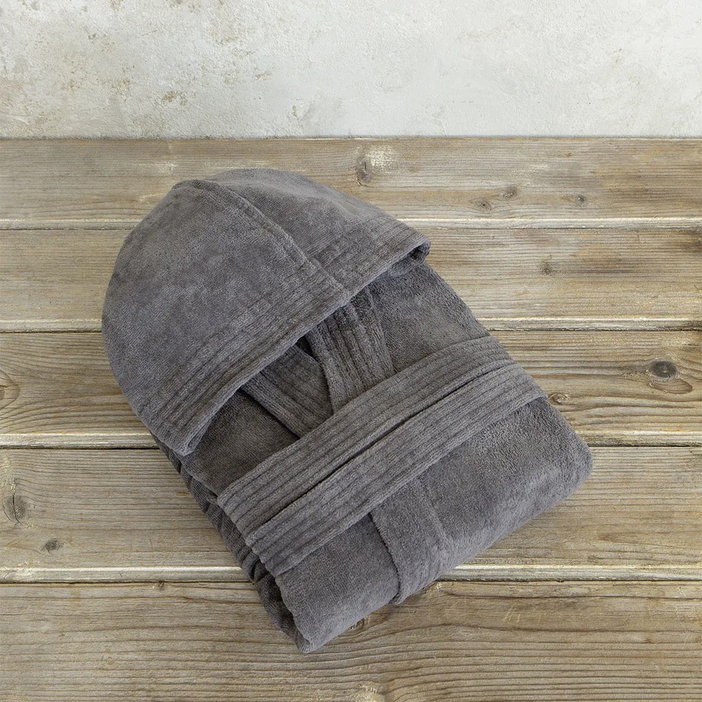 Μπουρνούζι Nima Zen Midnight Grey Γκρι SMALL