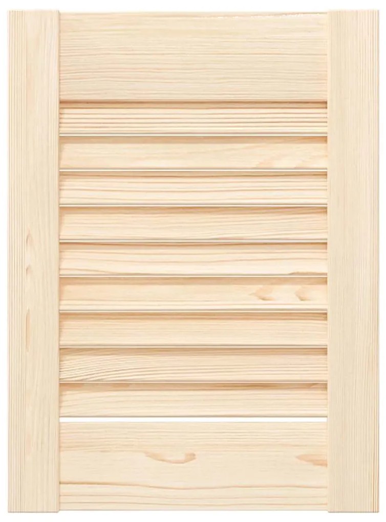 Πόρτες ντουλαπιών Louvred Design 2 τεμάχια 39,5x29,5 cm - Καφέ