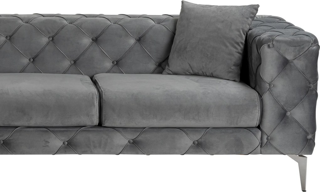 Corner Sofa Como Eco Left - Anthracite Anthracite
