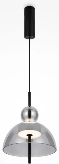 Κρεμαστό Φωτιστικό Οροφής LED 12W Γυαλί 32cm Bangkok Maytoni MOD185PL-L6B3K4 Φιμέ/Smoke