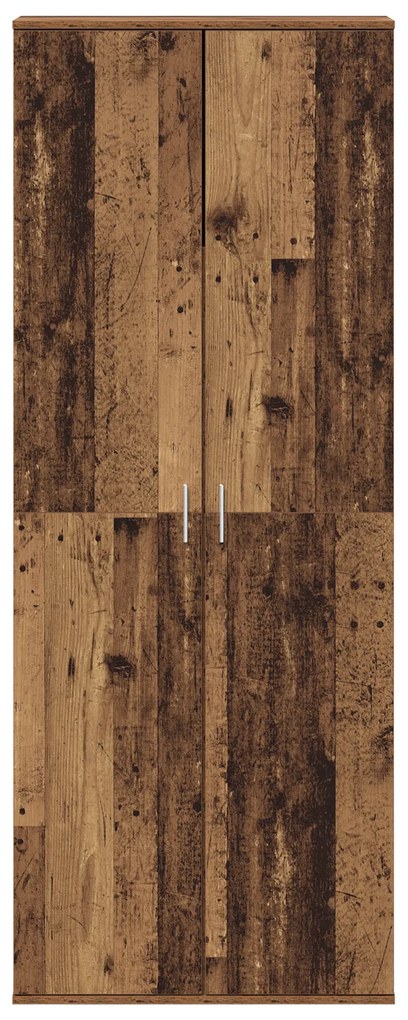 vidaXL Υψηλό ντουλάπι Παλιού Ξύλου 70x35x180 cm Επεξεργασμένο Ξύλο