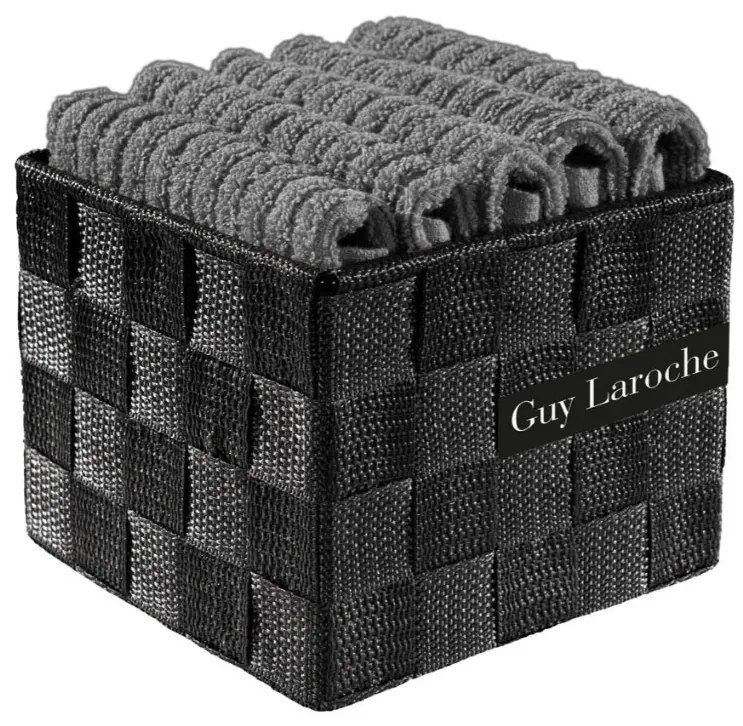 Πετσέτες Δώρου (Σετ 5τμχ) Guy Laroche Be My Guest Anthracite