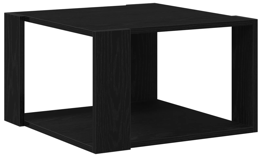 vidaXL Τραπεζάκι καφέ Μαύρο Δρυς 85x55x31 εκ. Επεξεργασμένο ξύλο