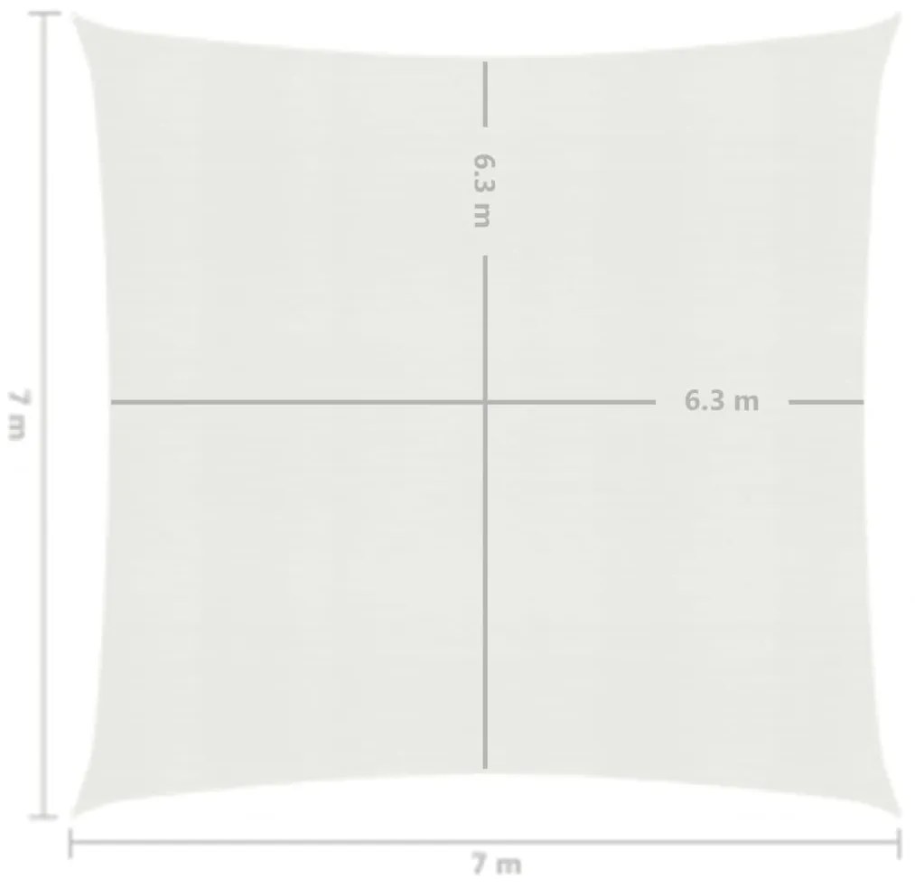 ΠΑΝΙ ΣΚΙΑΣΗΣ ΛΕΥΚΟ 7 X 7 Μ. ΑΠΟ HDPE 160 ΓΡ./Μ² 311225