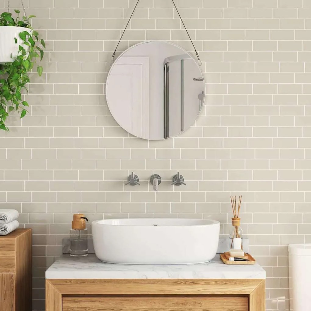 vidaXL Πλακάκι Subway 10 pcs Μπεζ 29 x 21 εκ Πολυουρεθάνη και PET