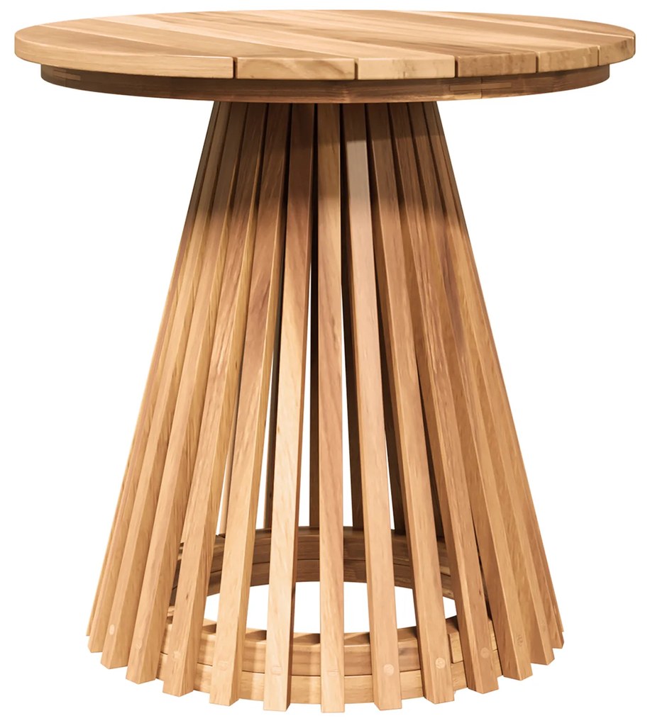 vidaXL Τραπέζι Κήπου Ø50x49.5 εκ. Μασίφ Ξύλο Teak