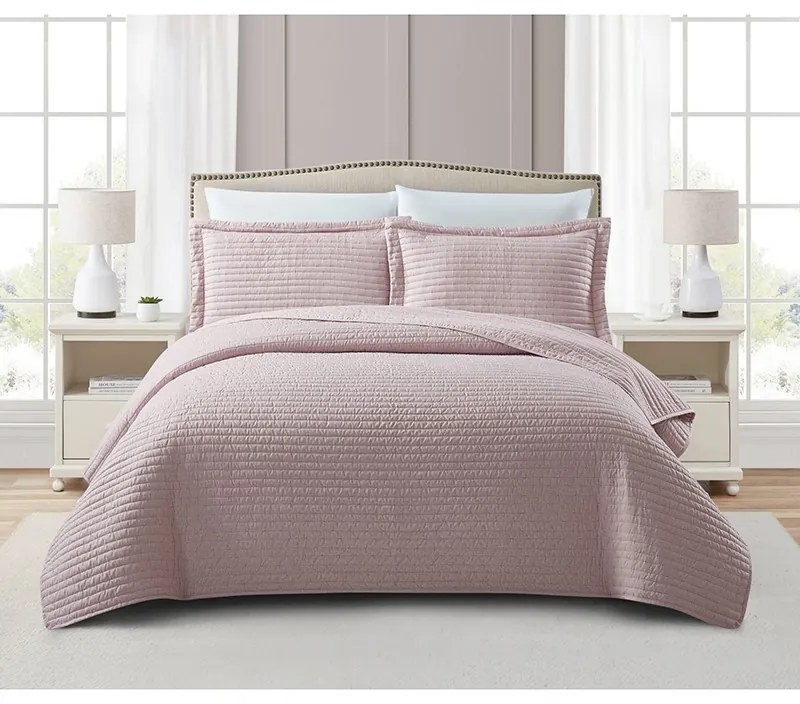 Κουβερλί Υπέρδιπλο 220x240 Mabelle Dusty Rose 000000002663