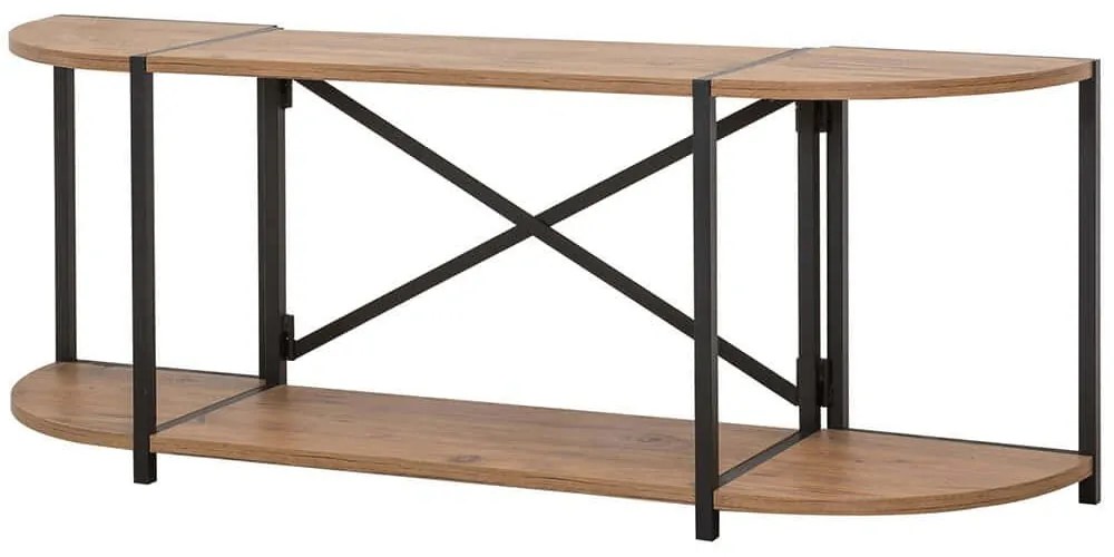 Έπιπλο Τηλεόρασης Sky Rafix 863SPH5133 138x35x47cm Pine-Black