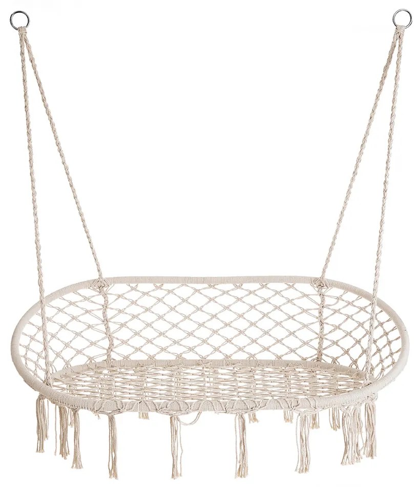 Κούνια ArteLibre CORSICA Λευκό Polycotton/Μέταλλο 67x44cm-14660069