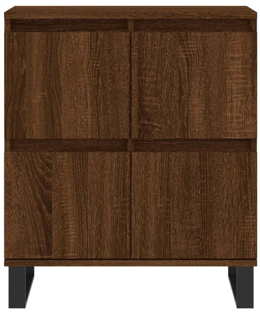 vidaXL Μπουφές Καφέ Δρυς 60x35x70 εκ. από Επεξεργασμένο Ξύλο