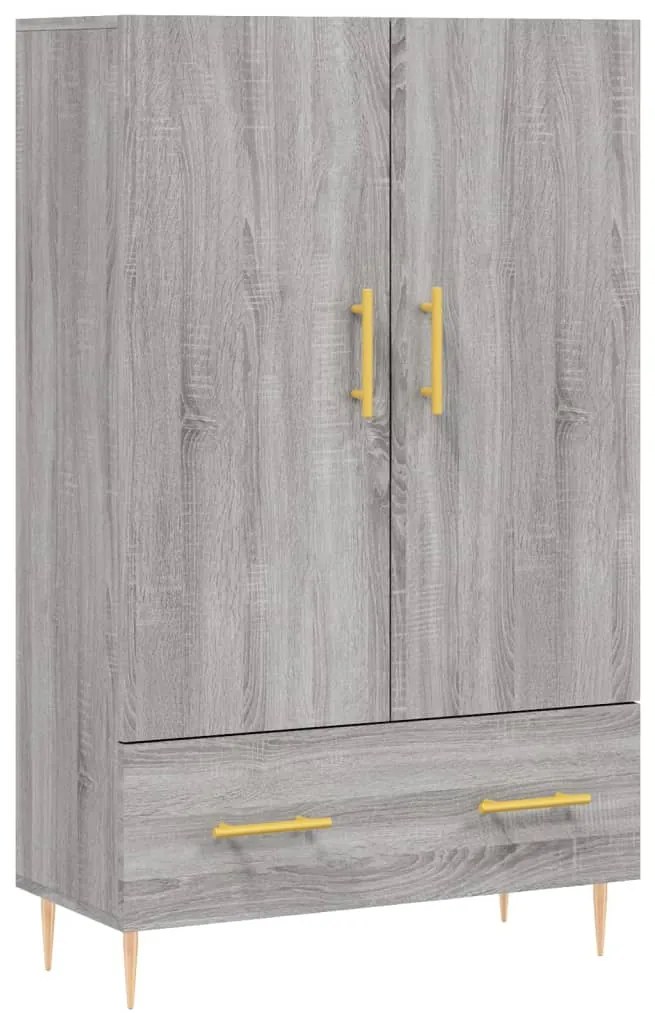 vidaXL Ντουλάπα Γκρι Sonoma 69,5 x 31 x 115 εκ. από Επεξεργασμένο Ξύλο